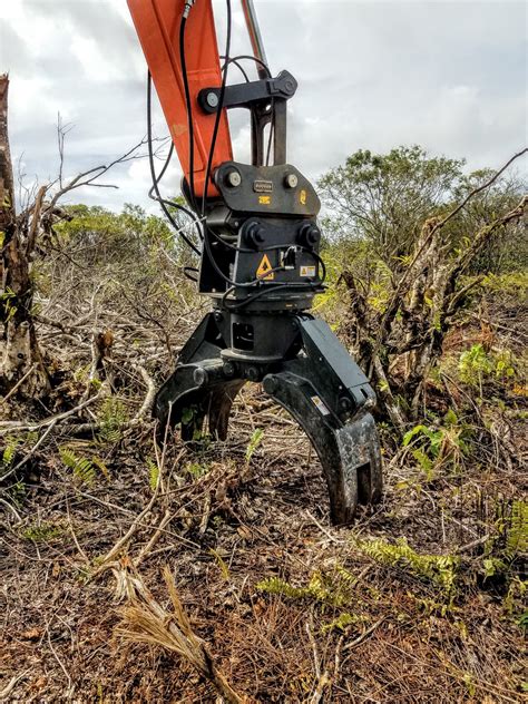 mini excavator felling grapple|mini ex rotating grapple.